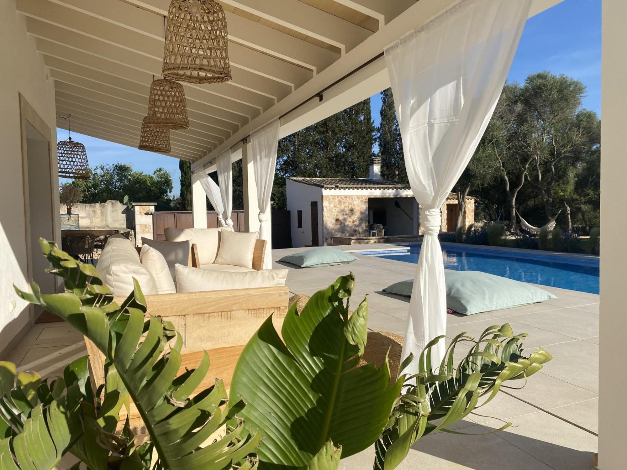 Es Mirador De Vernissa Jacuzzi Sauna Y Piscina Santa Margalida Eksteriør bilde