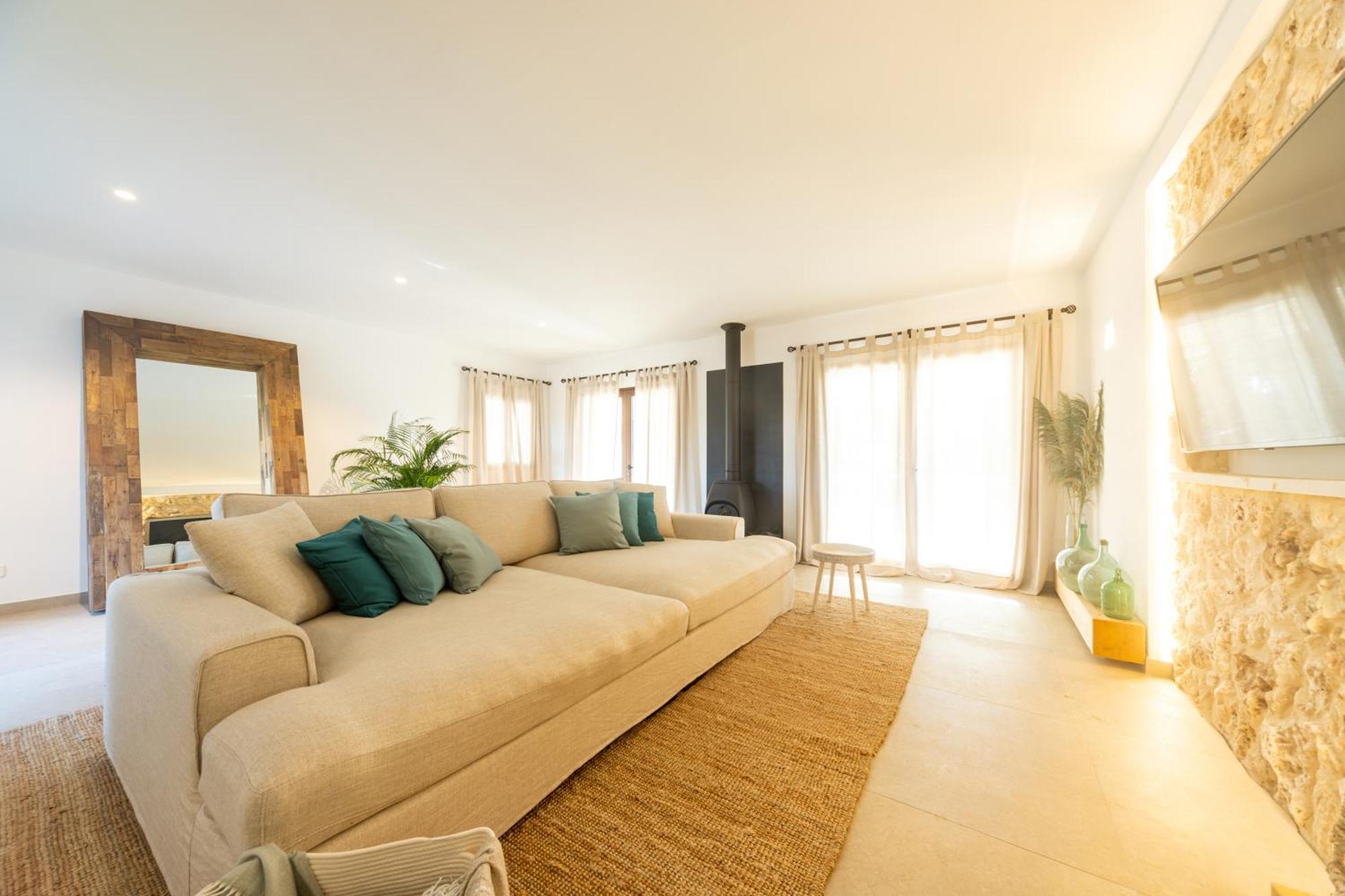 Es Mirador De Vernissa Jacuzzi Sauna Y Piscina Santa Margalida Eksteriør bilde